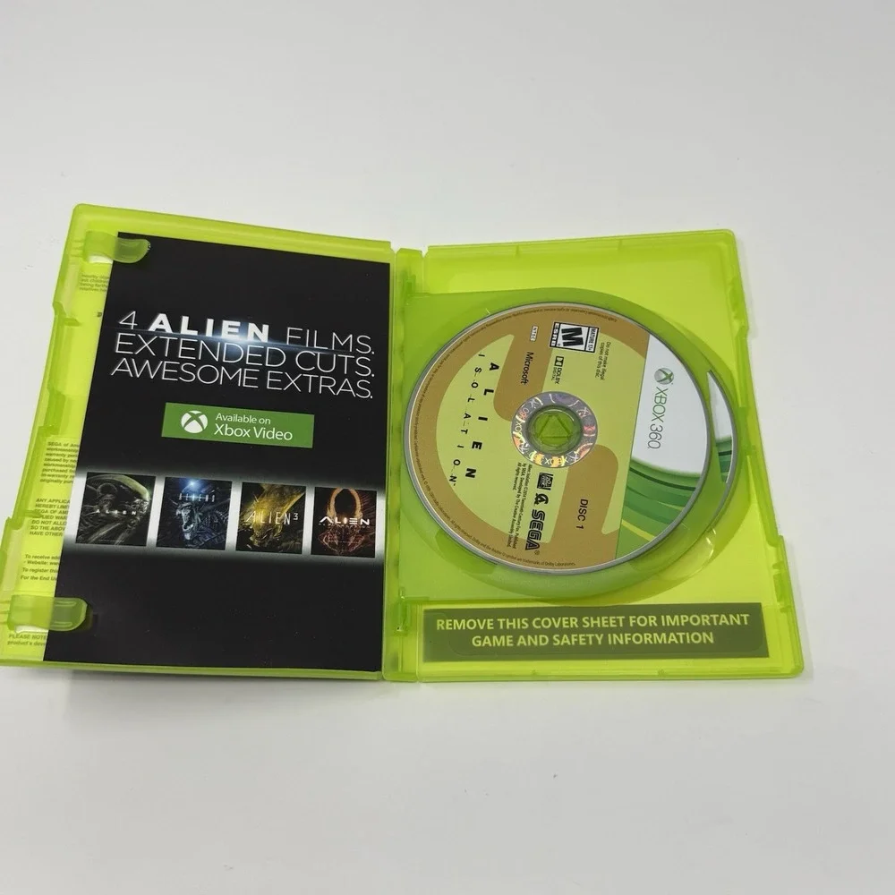 Alien: Isolation Nostromo Edition Microsoft Xbox 360 2014 Tested Working
